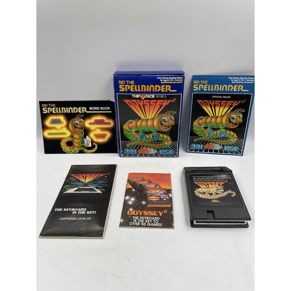 Sid the Spellbinder Magnavox Odyssey 2 Complete With Manual And Box, Tested